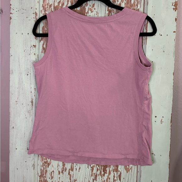 Pact Women's Lavender organic cotton V-Neck Tank Top - Picture 3 of 5